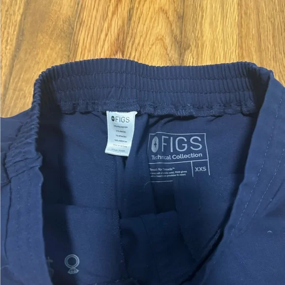 Figs Technical Collection Top/Bottom Set, Navy, XXS - Picture 6 of 8